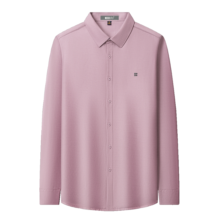 Hodo Shirts Men's V Neck Moderate Workwear