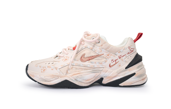 Nike Nike M2K Tekno Cherry Blossom Jelly, Soft And Adorable Low top Chunky Sneakers Women's Pink