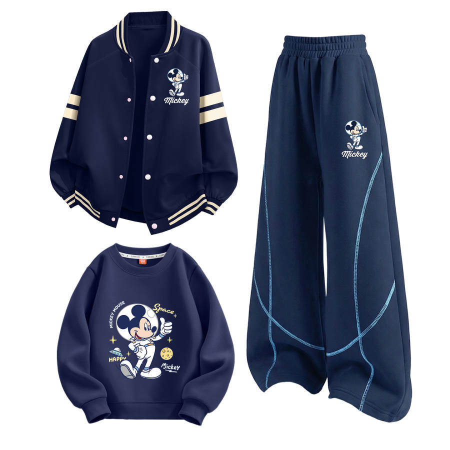 Disney Kids Casual Sportswear Crew Neck Moderate