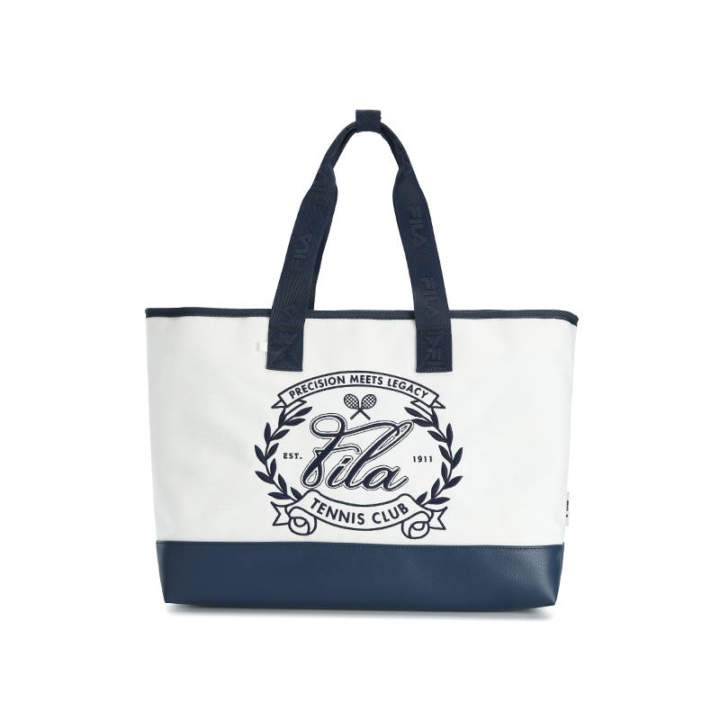 FILA Tennis Fabric, PU Handbag Unisex Jade White
