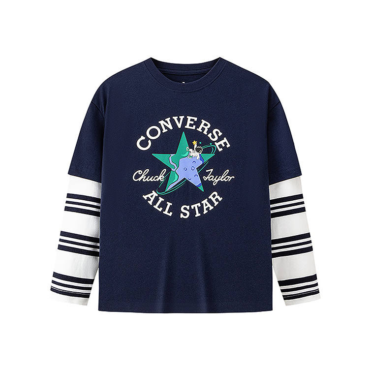 Converse Converse Kids T Shirts Crew Neck Moderate