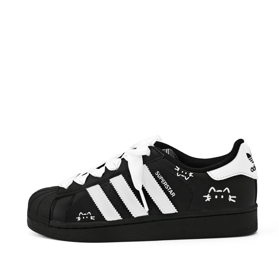 Adidas Originals Superstar 2 Lots Of Meows Leather Abrasion Resistant Abrasion Resistant Low top