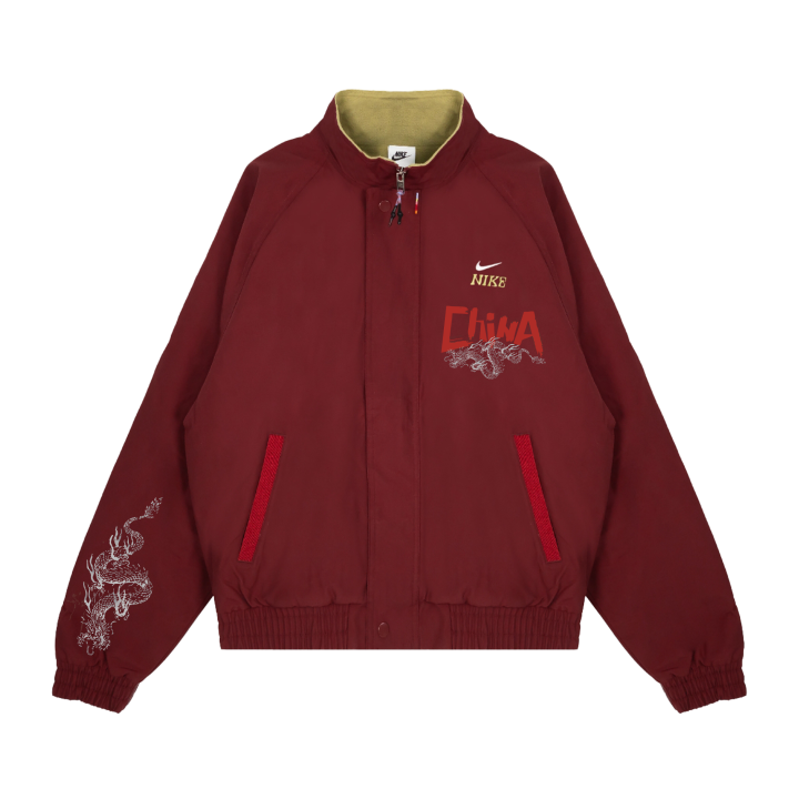 Nike Nike Club Jackets Unisex Dark Team Red Stand Collar Moderate Other