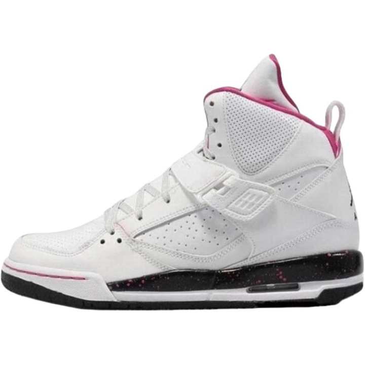 Jordan Jordan Flight 45 High top Basketball Shoes White Unisex