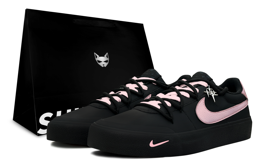 Nike Nike Court Shot Pink Night Cruise, Shimmery Cat Abrasion Resistant Lightweight Wear resistant And Lightweight Low top
