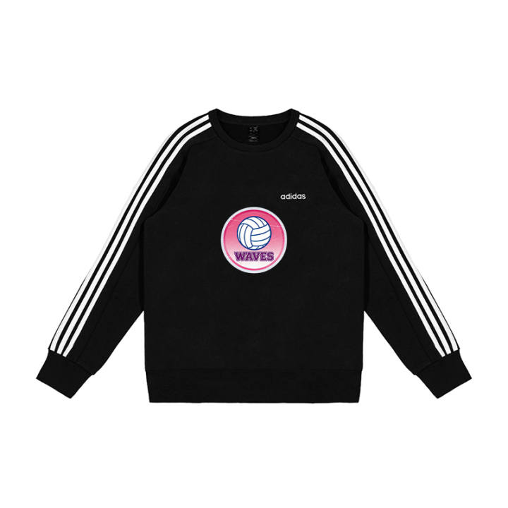 Adidas Adidas Sweatshirts Men's Black Crew Neck Moderate Regular