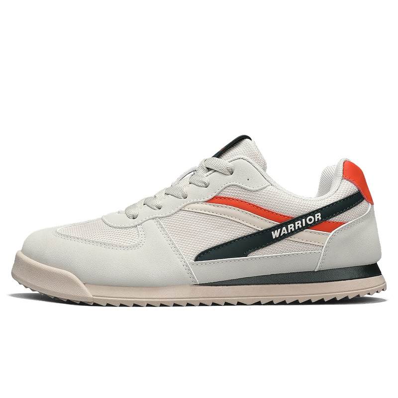 Warrior Low top Casual Shoes Men's Gray Beige Orange