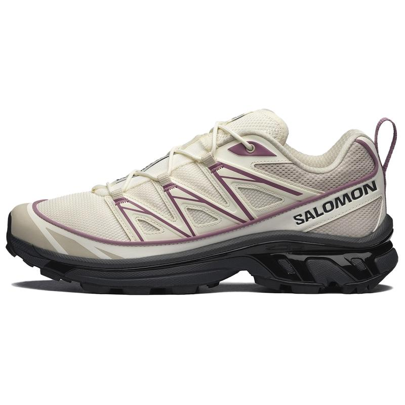 SALOMON XT 6 Running Shoes Unisex Beige Dusty Purple