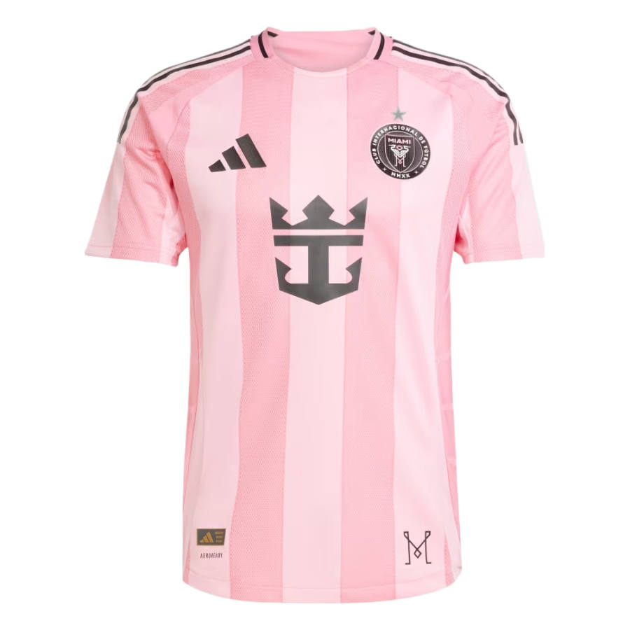 Adidas Adidas Messi T Shirts Men's Easy Pink Crew Neck Moderate Straight Fit
