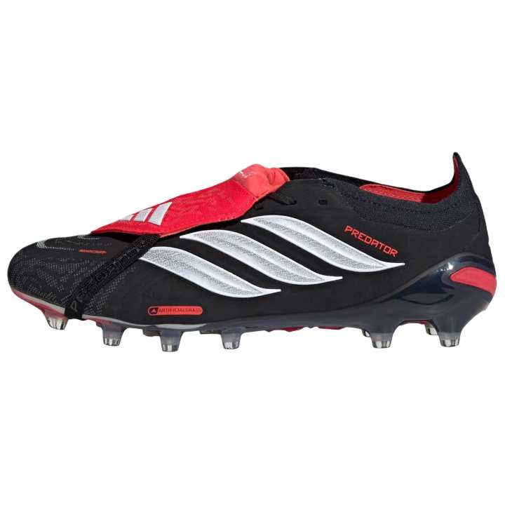 Adidas Predator Elite Adidas Fold-Over Tongue Ag 'Core Black Cloud White Lucid Red'