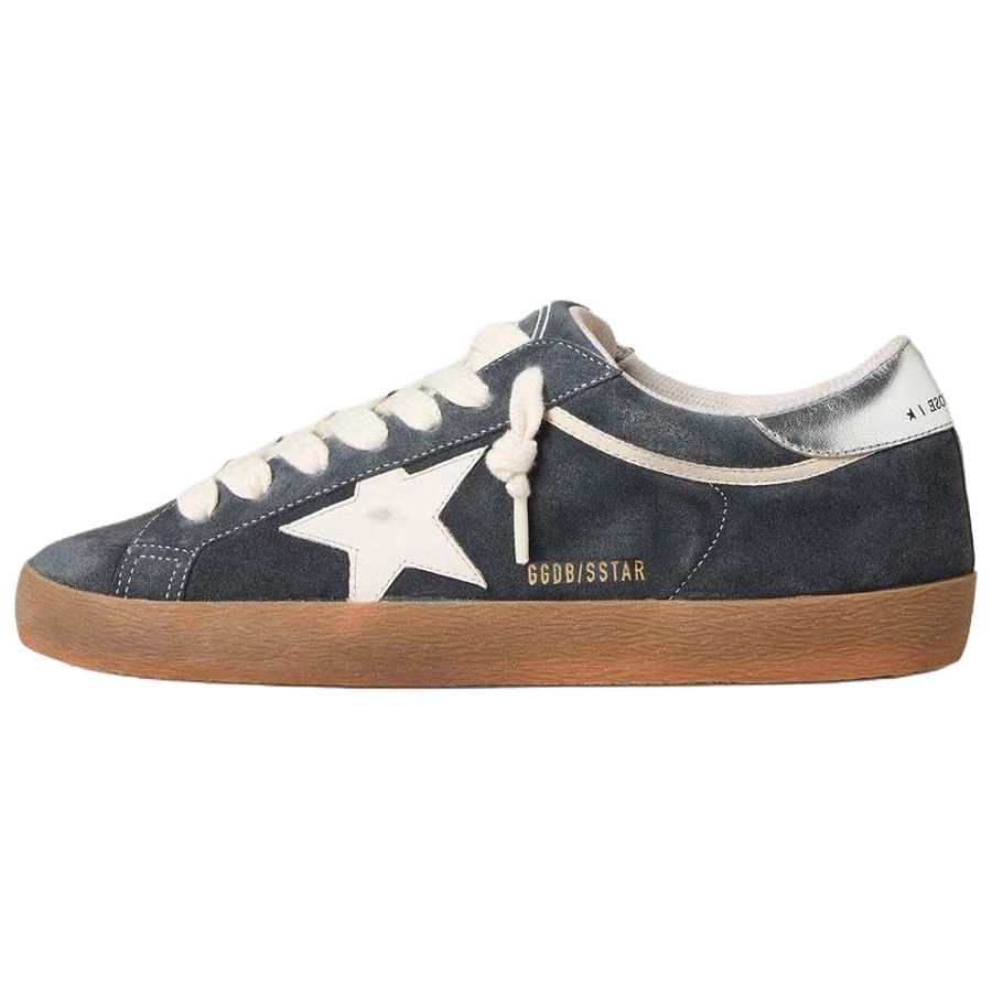 Golden Goose Super Star Low top Skateboard Shoes Men's Gray