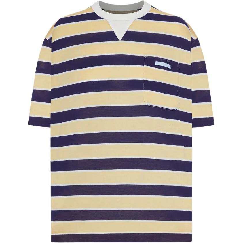 PRADA Prada Striped Crewneck T-Shirt