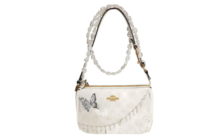 COACH COACH Artificial Leather Shoulder Bag Small Women's White
