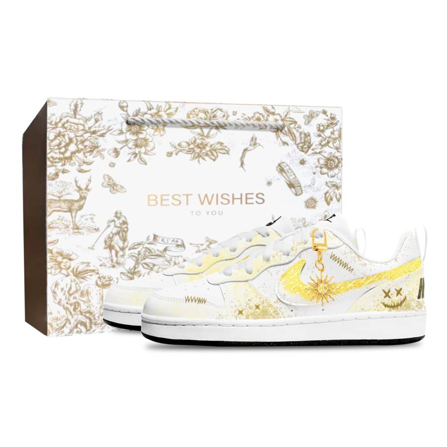 Nike Nike Court Borough Abrasion Resistant Low top Kids' Skateboarding Shoes Unisex