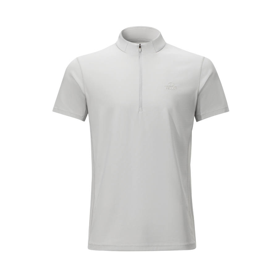 PELLIOT PELLIOT T Shirts Men's Stand Collar Thin Straight Fit