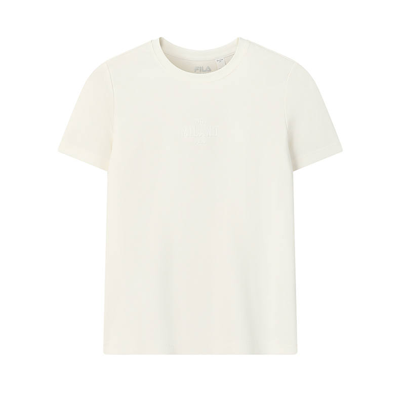 FILA MILANO T Shirt Women's Cloud White
