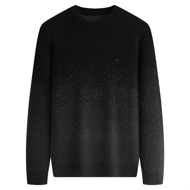 SEPTWOLVES SEPTWOLVES Sweaters Men's 001 Black Crew Neck Moderate