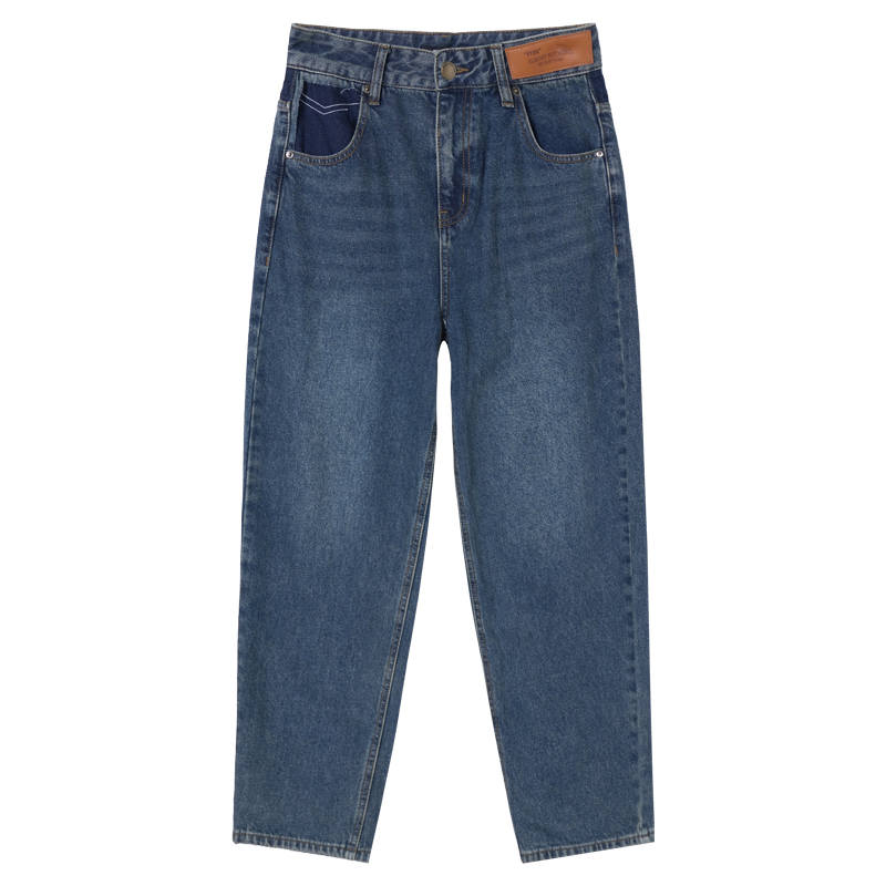 Tonlion Jeans Women's Medium Denim Blue Moderate Harem Pants