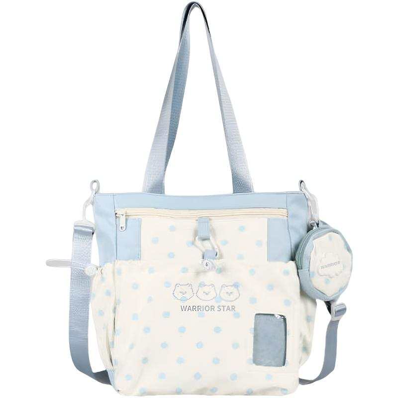 WARRIOR Warrior Nylon Fabric Shoulder Bag Regular Women's Blue/Green
