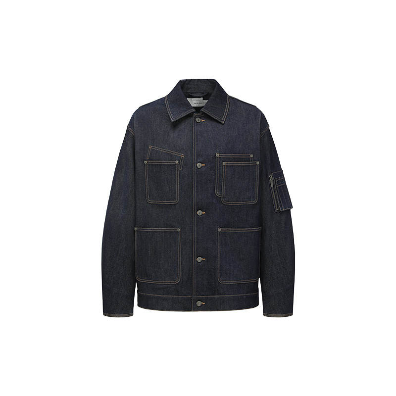 Feng Chen Wang Feng Chen Wang Jackets Unisex Blue Lapel Moderate Other