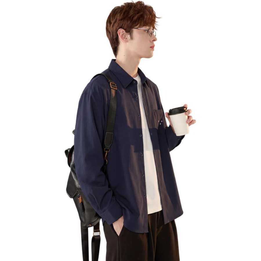 Tonlion Shirts Men's Lapel Moderate Other