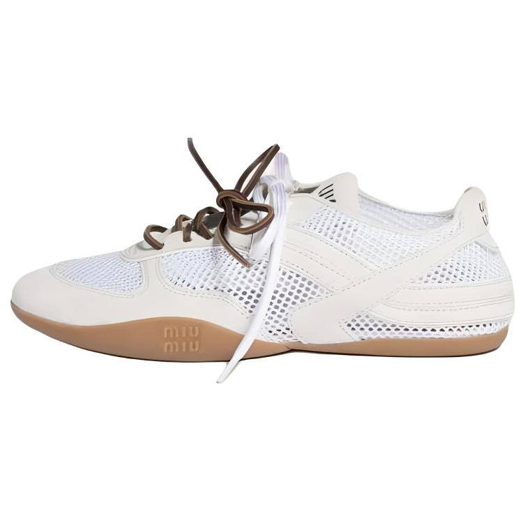 MIU MIU Gymnasium Low top Casual Shoes Women's White