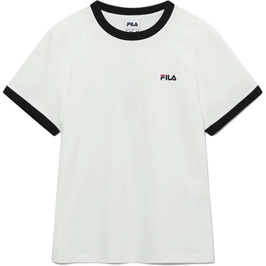 FILA T Shirts Women's White Crew Neck