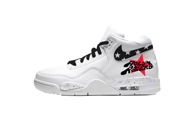 Nike Nike Flight Legacy Mid top Vintage Basketball Shoes Unisex White