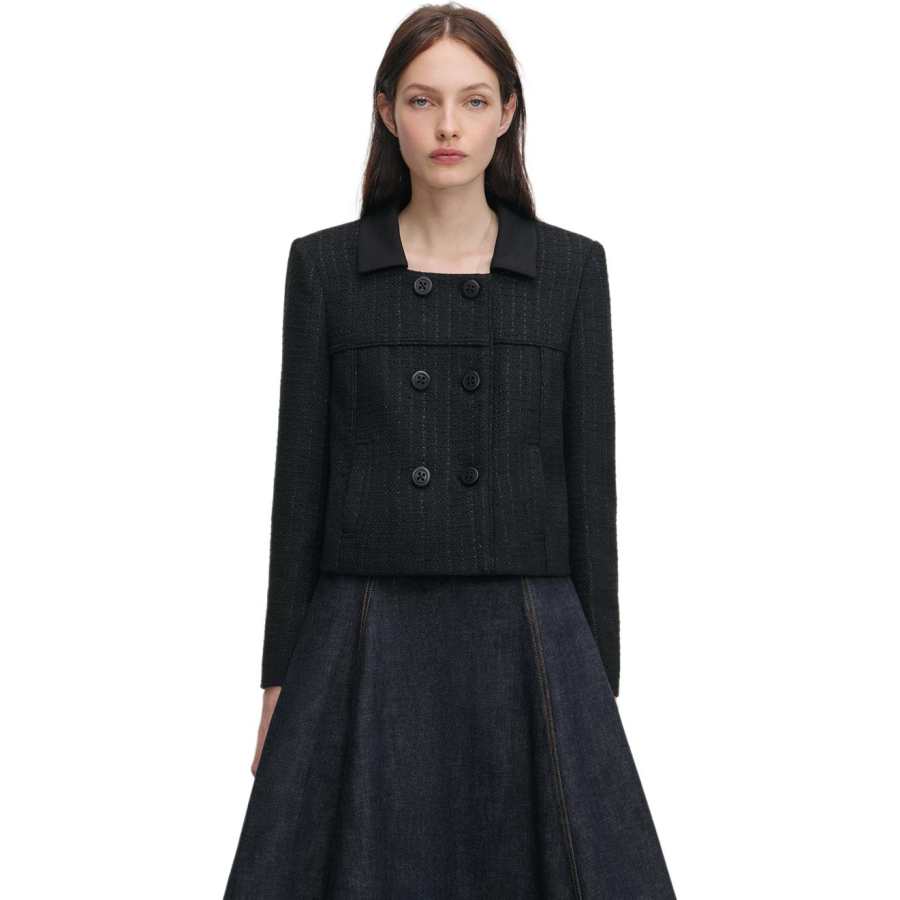 Self-portrait Self portrait Cropped Coat Women's