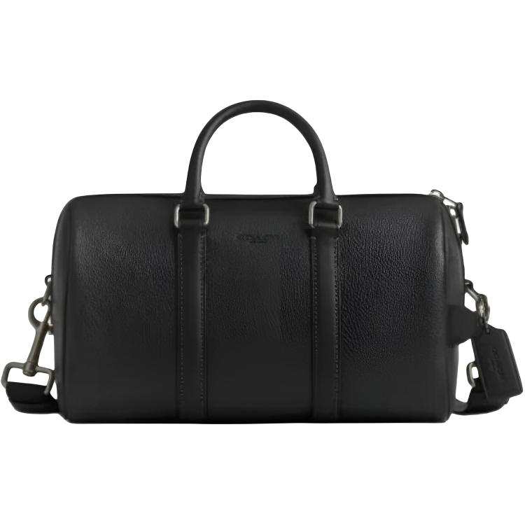 COACH Venturer Cow Leather Large Travel Bag Men's Black