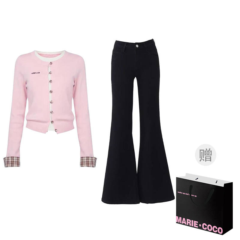 MARIE·COCO Casual Suits Women's Crew Neck Moderate