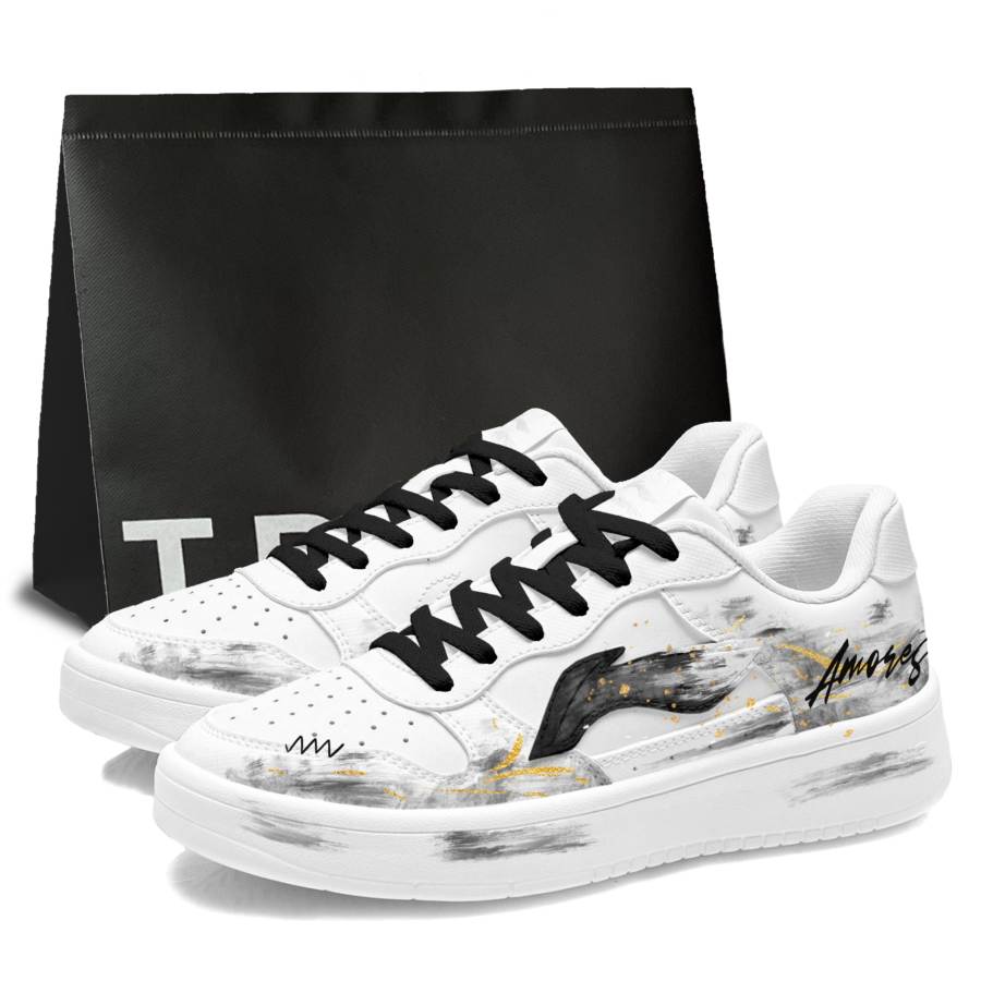 Li-Ning Li Ning Floating Boat Abrasion Resistant, Lightweight, And Breathable Low top Skateboard Shoes Men's