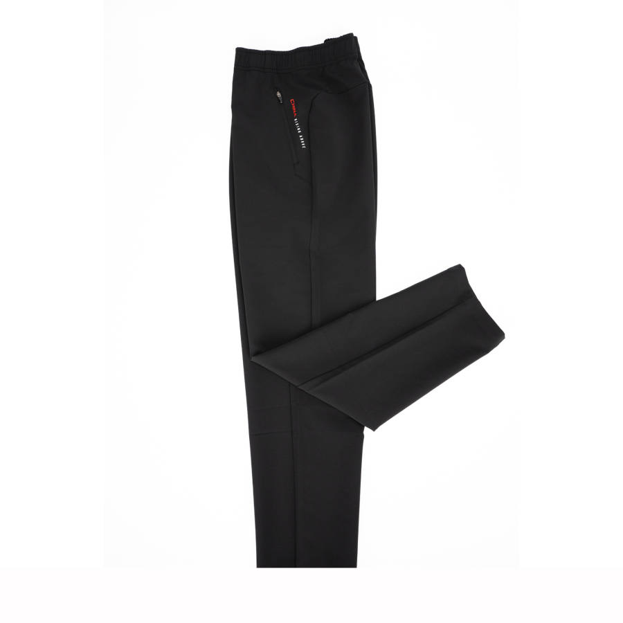ANTA Casual Pants Men's Black Moderate Straight Fit Pants