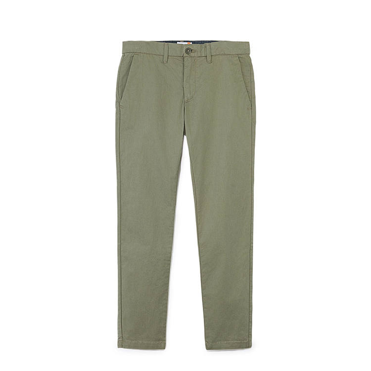 Timberland Casual Pants Men's Kassel Green Moderate Slim Fit Pants