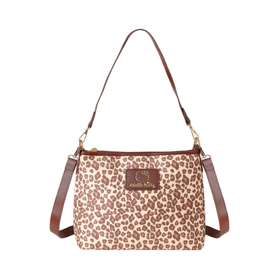 Sanrio Sanrio Hello Kitty Polyester Shoulder Bag Women's Coffee