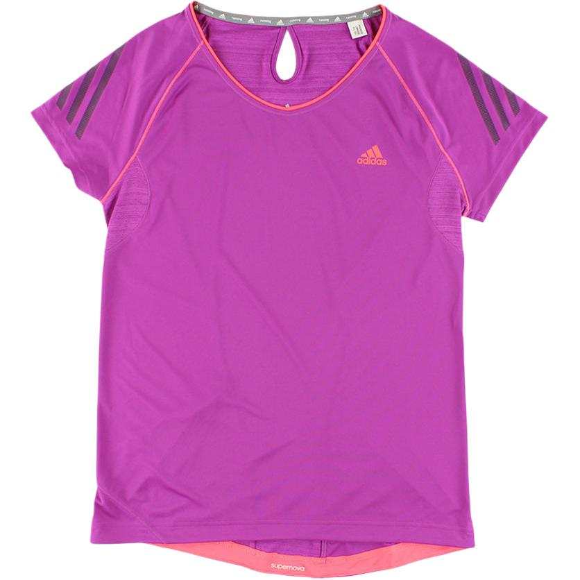 Adidas Adidas T Shirts Women's Purple Crew Neck