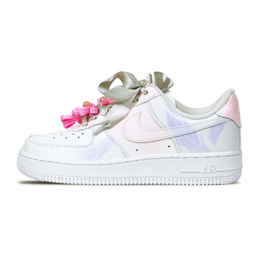 Nike Nike Air Force 1 Air Force 1, Chinese Style Feather Leather Abrasion Resistant Slip Resistant