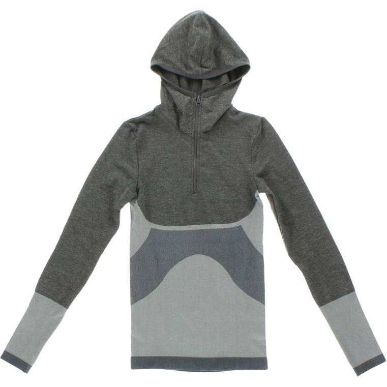Adidas Adidas Sweatshirts Women's Gray Hooded Moderate
