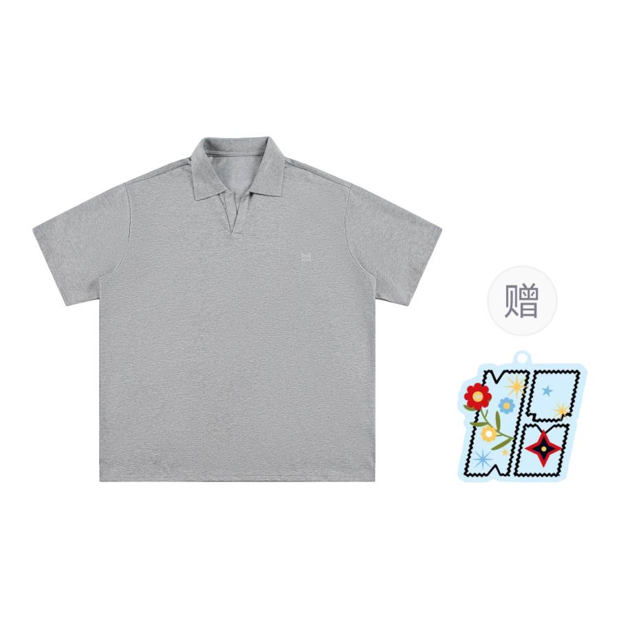 MIIOW Polo Shirts Women's Lapel Moderate Straight Fit