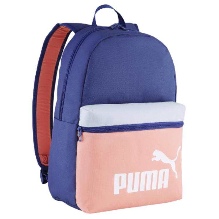PUMA PUMA Zip Closure Fabric Backpack Unisex Lake Blue