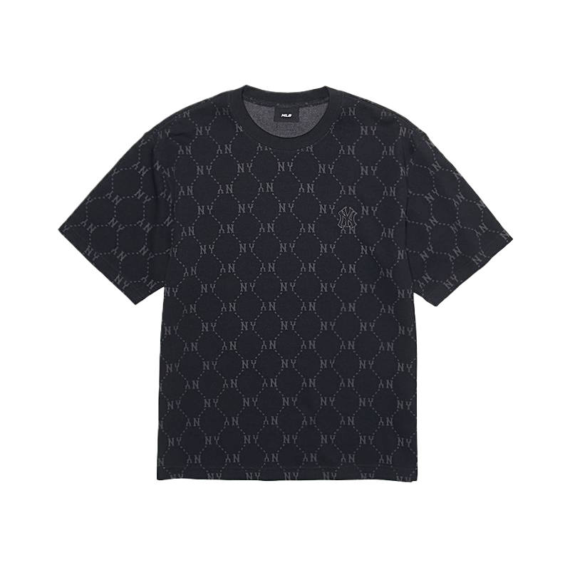 MLB T Shirts Unisex New York Yankees/Black Crew Neck Moderate
