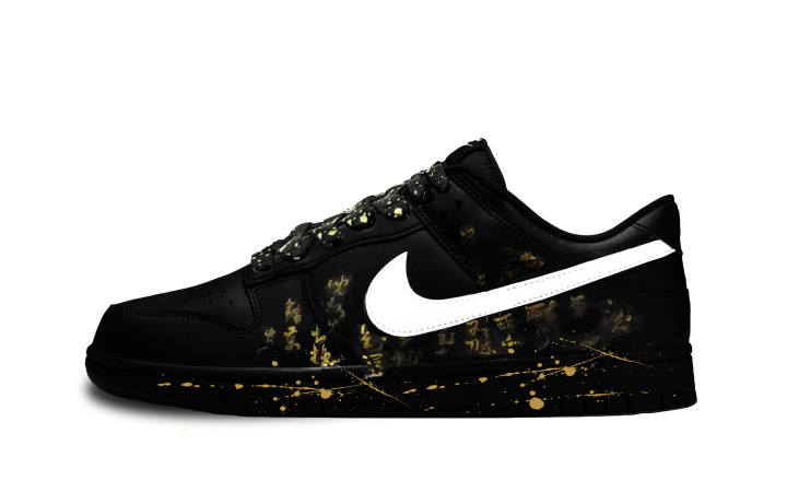 Nike Nike Dunk Gilded Order Leather Slip Resistant Abrasion Resistant Low top Skateboard Shoes Unisex
