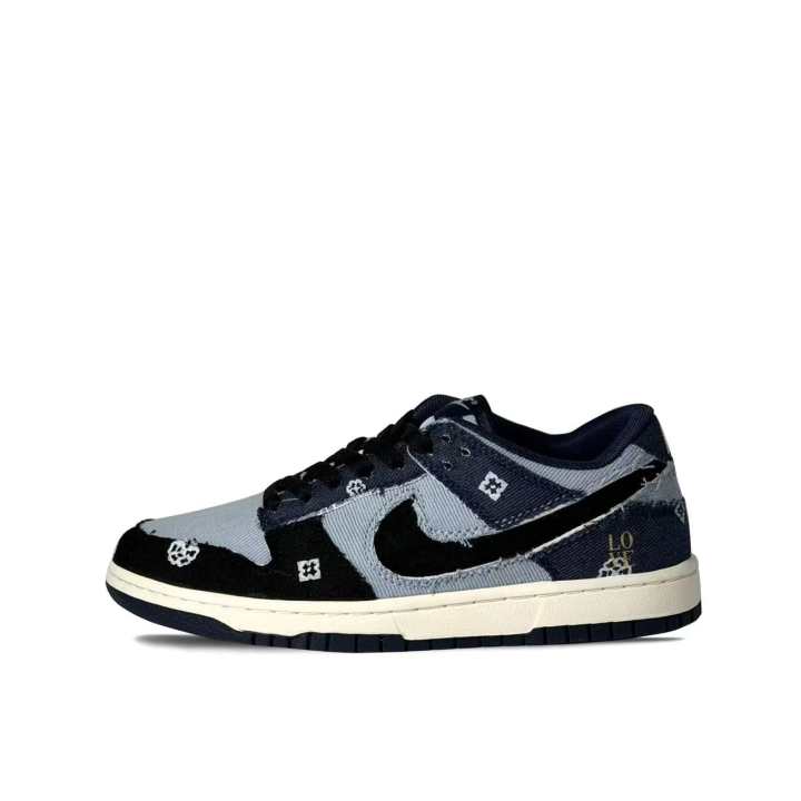 Nike Nike Dunk Denim Blue Abrasion Resistant Slip Resistant Low top Skateboard Shoes Unisex Sky Blue