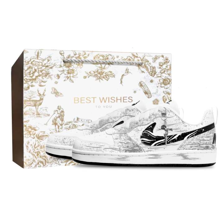 Nike Nike Court Borough Abrasion Resistant Breathable Low top Kids' Skateboarding Shoes Unisex