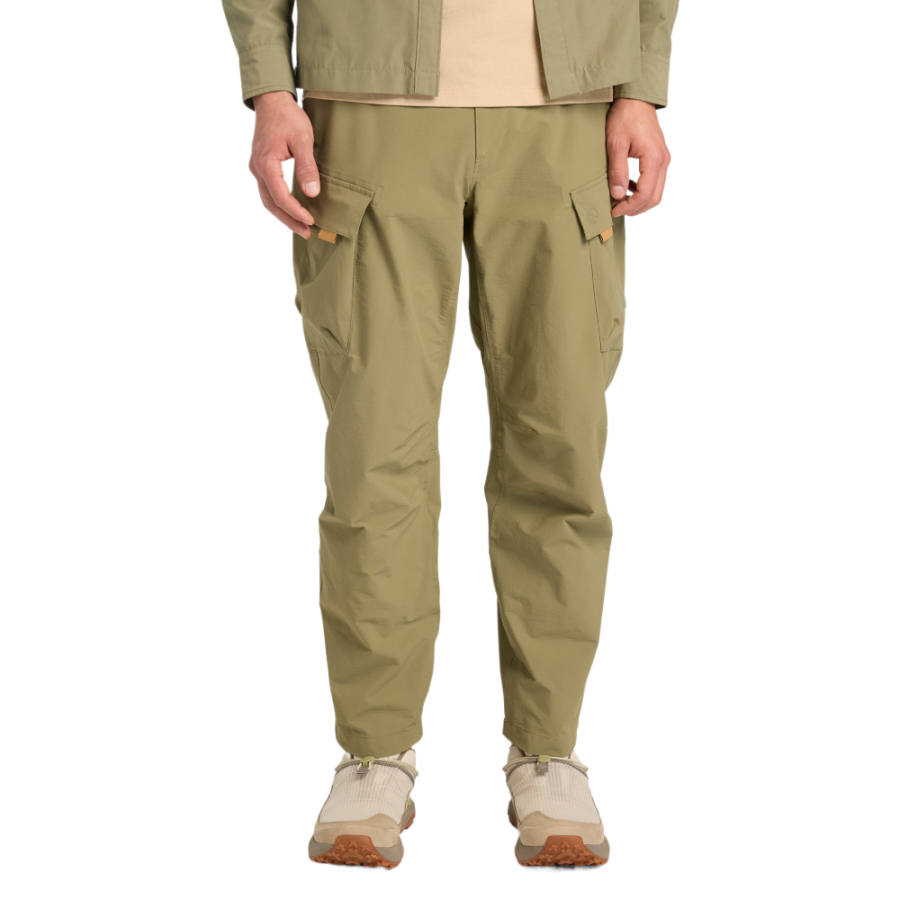 Timberland Casual Pants Men's Gray Green Moderate Cargo Pants