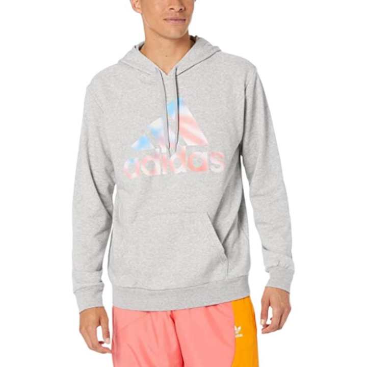 Adidas Adidas Sweatshirts Men's Gray Hooded Moderate