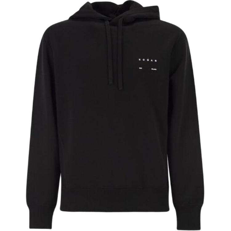 Hogan long-sleeve logo-print hoodie