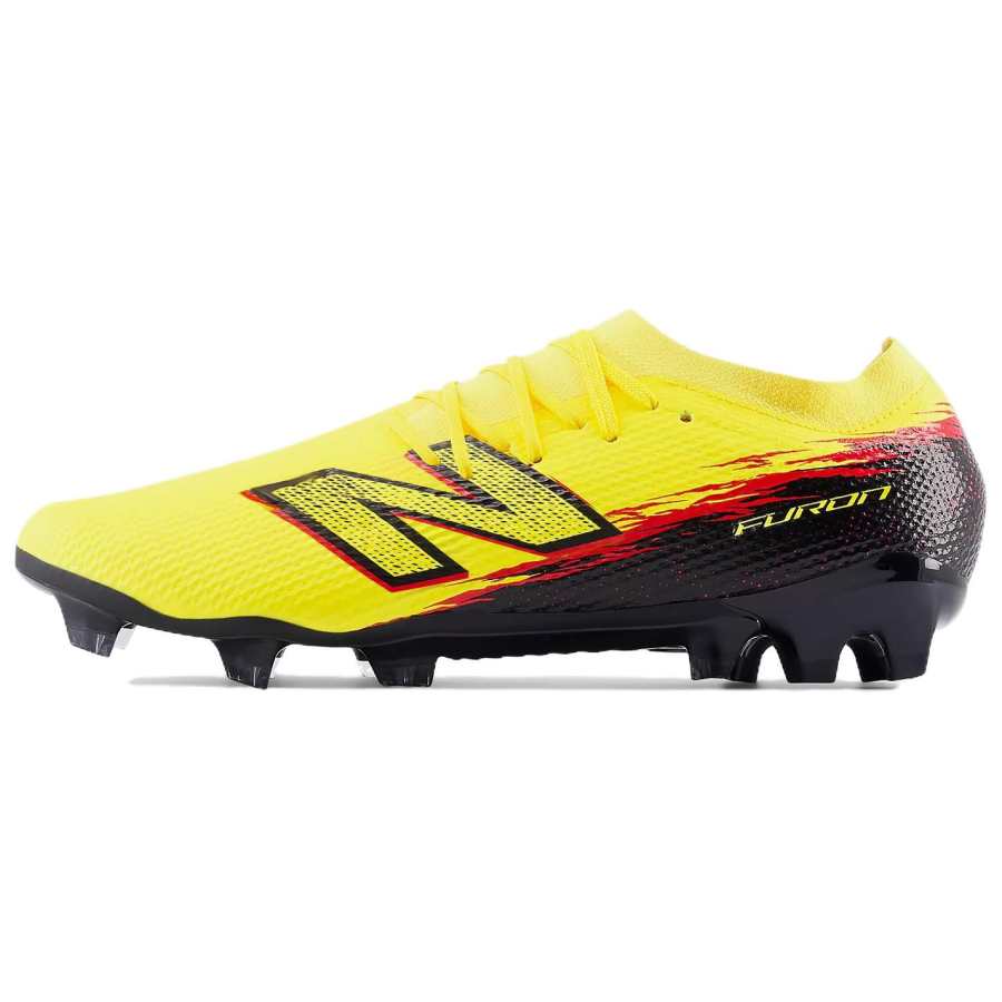 New Balance New Balance FURON TEAM V8 FG Firm Ground Soccer Shoes Unisex Yellow