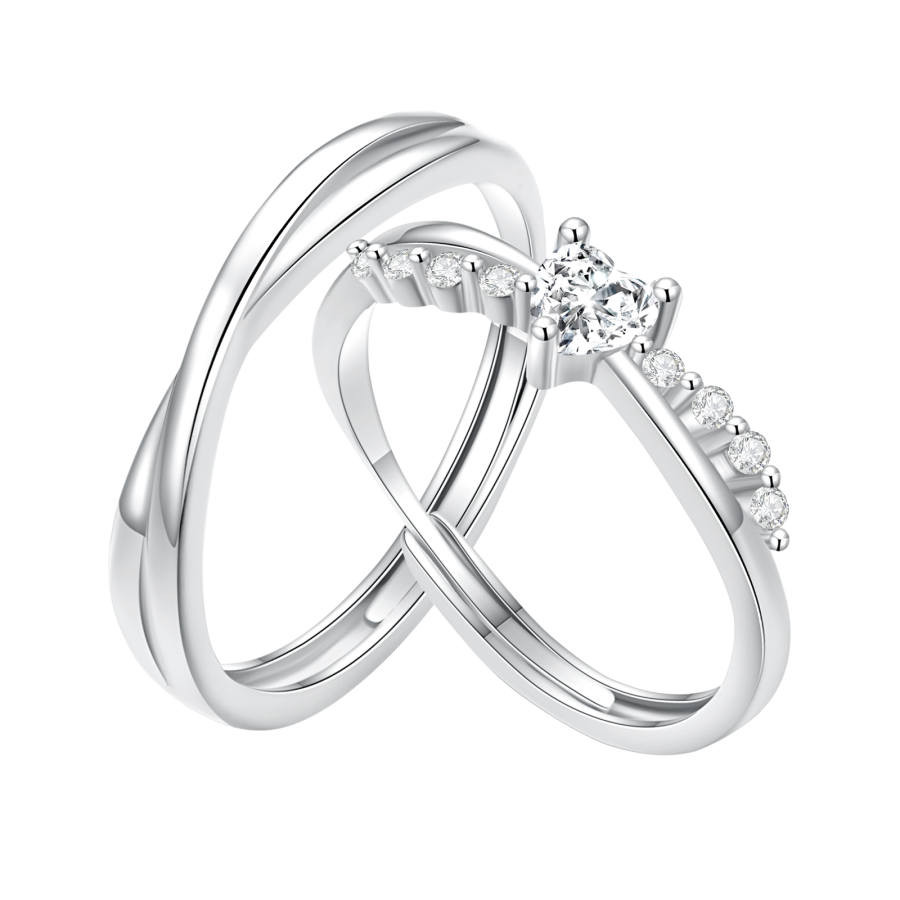 Barbie Synthetic Cubic Zirconia Alloy Swarovski Crystal Rings Unisex