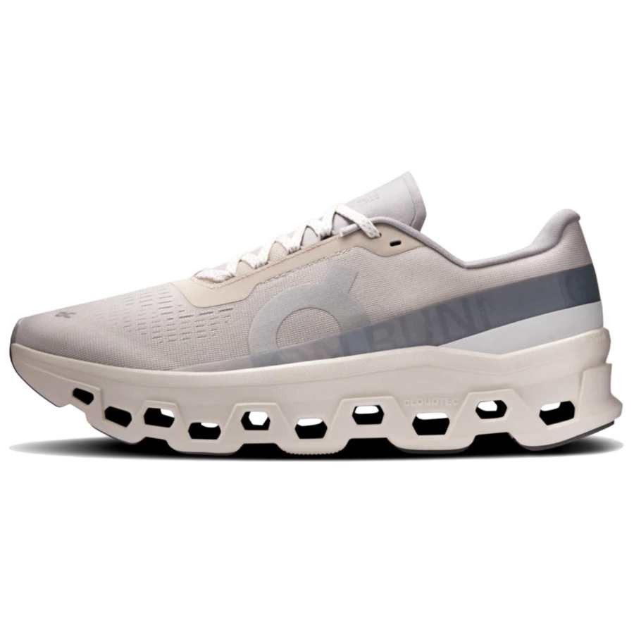 On Cloudmonster 1 Lightweight Casual Running Shoes Men's Beige